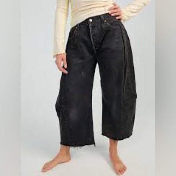 B Sides Lasso Levi's Denim Jeans VINTAGE BLACK Barrel 32 - Picture 3 of 14